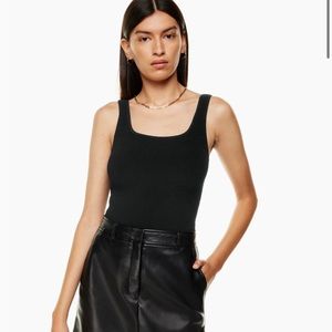 ARITZIA: Babaton Sculpt Knit Squareneck Tank 2XS
